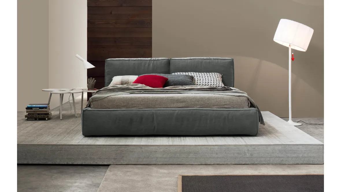 Letto con box contenitore Slim One di Flexteam