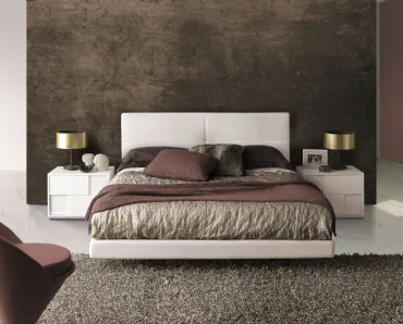 Letto Soft in pelle di Fimes