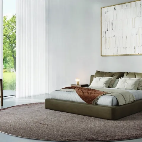 Letto in pelle Timeo di Alivar