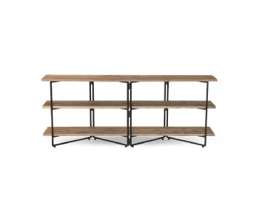 Libreria Asimmetric Bassa di Re-wood