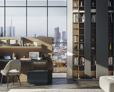 Libreria Home Office 06 di Turati T4