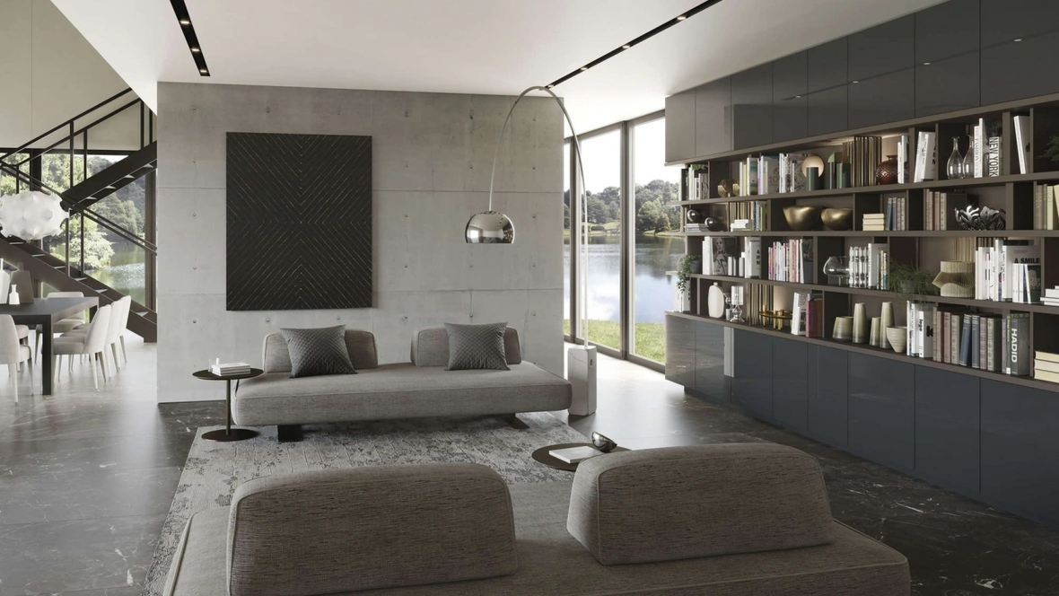 Libreria a muro 17 di Turati T4