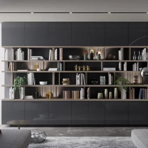 Libreria 22 a muro di Turati T4