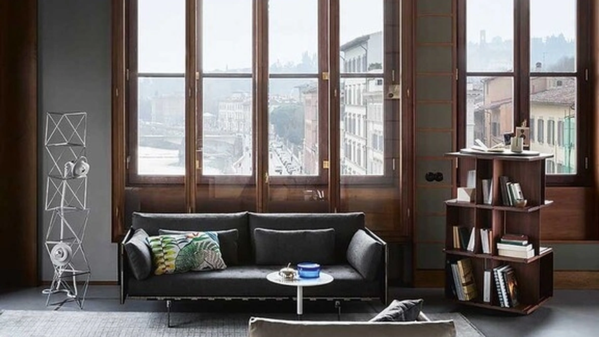 Libreria girevole Turner di Poltrona Frau