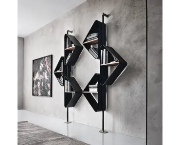 Libreria a muro di design Spinnaker di Cattelan Italia