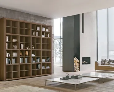 Libreria componibile in Rovere Tratto di Alivar