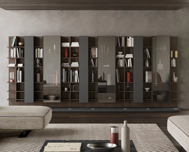 Libreria 18 a muro di Turati T4