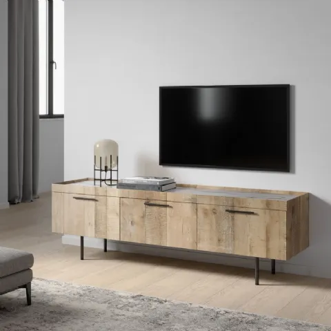 Madia Alnus porta TV di Re-wood