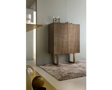 Madia verticale in legno scolpito BD 95 di Laura Meroni