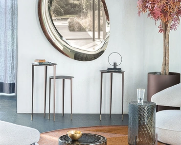 Consolle moderna su più livelli Brio Keramic di Cattelan Italia