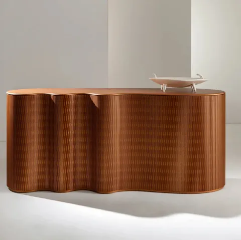 Mobile ingresso di design in legno laccato Infinity Console di Laura Meroni