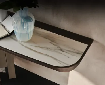 Consolle in ceramica effetto marmo Skyline Keramik Premium di Cattelan Italia