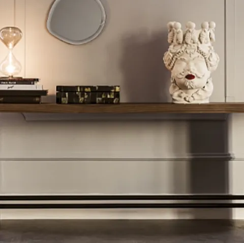 Consolle con piano in legno Trevi di Cattelan Italia