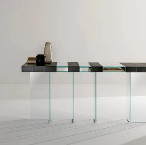 Consolle in ceramica effetto marmo Westin Keramik Premium di Cattelan Italia