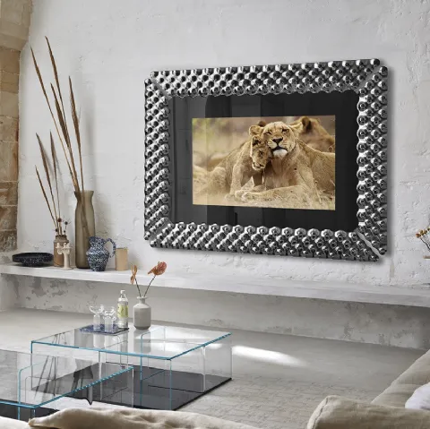Specchio schermo Tv integrata Pop Tv di Fiam