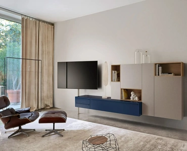 Mobile Porta Tv Tv Video in laccato di Sangiacomo