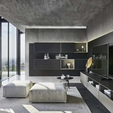 Parete Attrezzata Domino Boiserie 06 di Sangiacomo