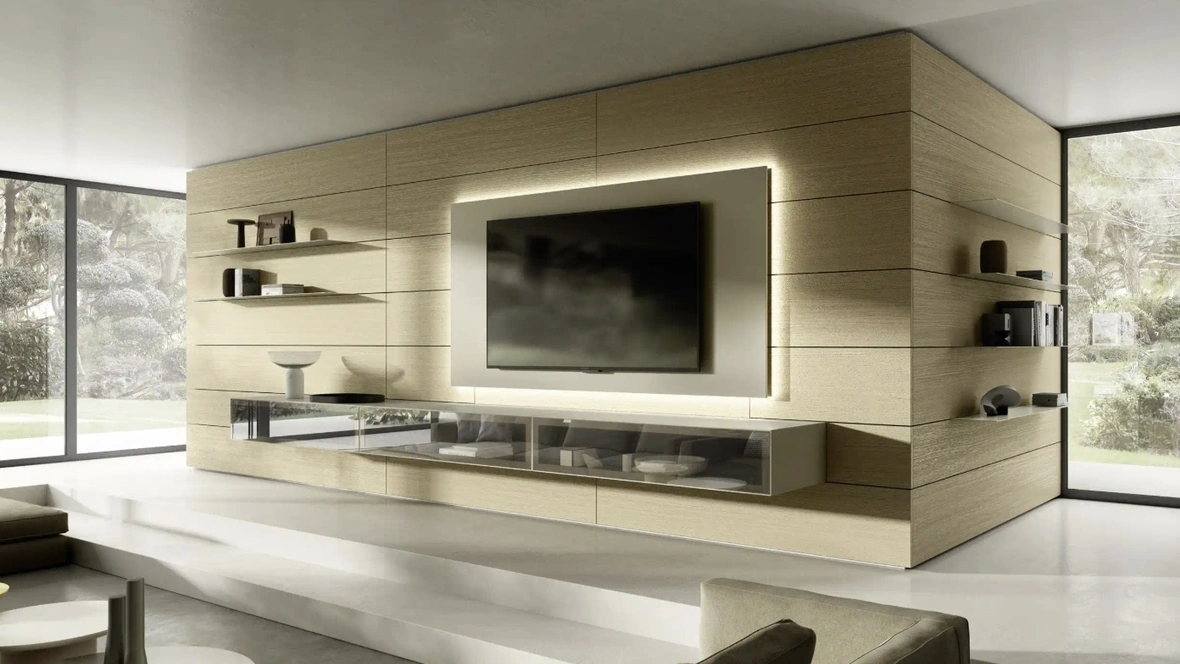 Parete Attrezzata Domino Boiserie 08 di Sangiacomo