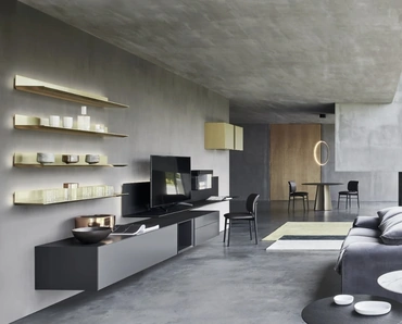 Parete Attrezzata Domino-06 Sangiacomo