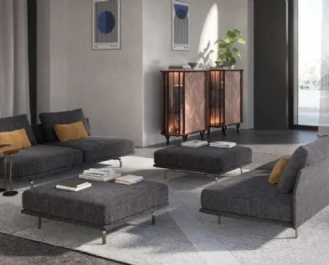 Divano lineare Hayden di Cattelan Italia