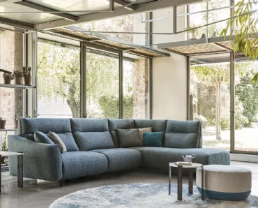 Divano ad angolo Madrid di Rosini Divani