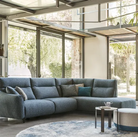 Divano ad angolo Madrid di Rosini Divani