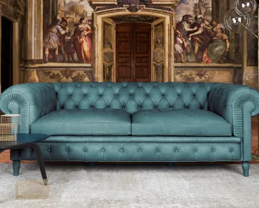 Divano lineare Chester One di Poltrona Frau