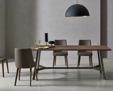 Sedia Eva in tessuto imbottito di Sangiacomo