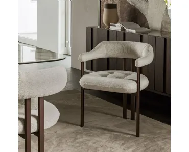 Sedia Greta in tessuto imbottito di Cattelan Italia