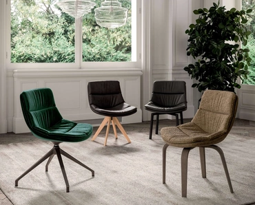 Sedia Siria in pelle di Ozzio