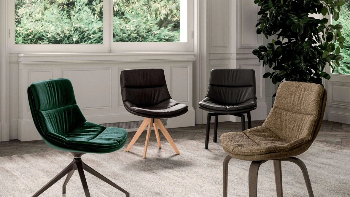 Sedia Siria in pelle di Ozzio