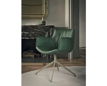 Sedia girevole Rhonda Turn di Cattelan Italia