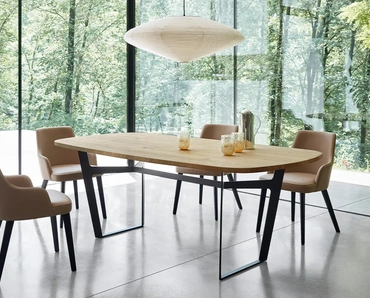 Sedia Eva in ecopelle con Braccioli di Sangiacomo