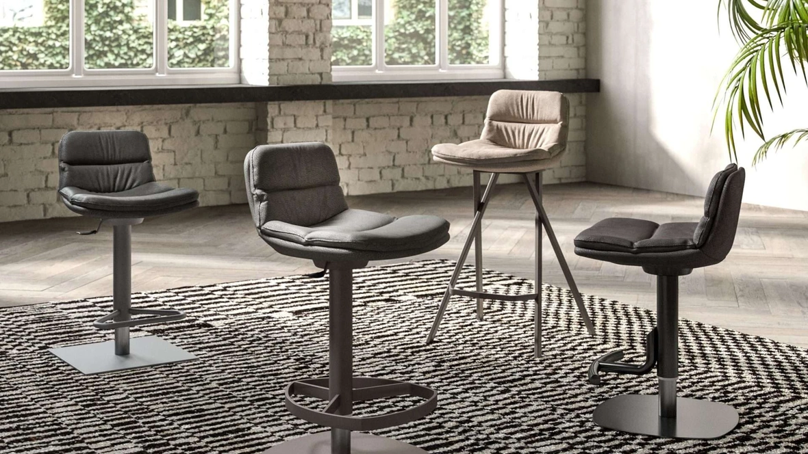 Sgabelli Milo - Morfeo - Morris - Marlon di Ozzio