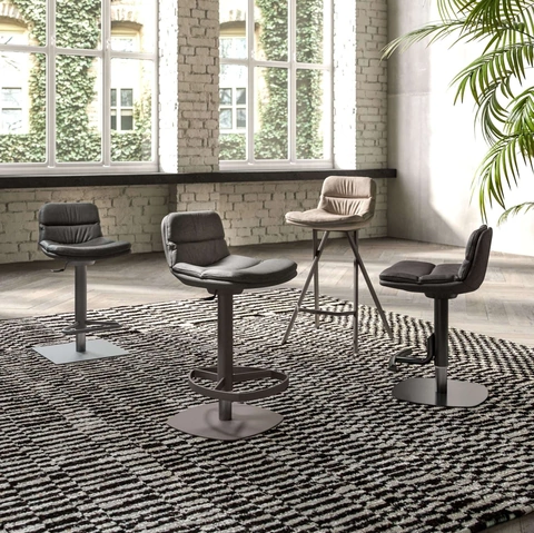 Sgabelli Milo - Morfeo - Morris - Marlon di Ozzio