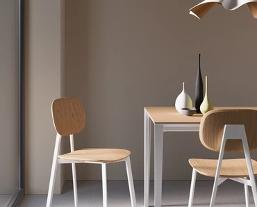 Sedia Tata1 Impiallacciata di Pointhouse