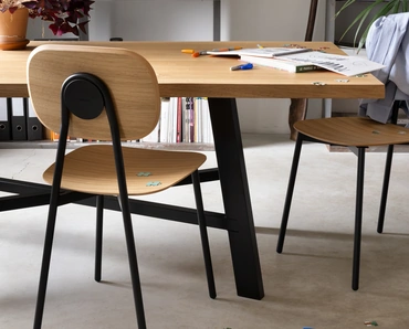 Sedia Tata Young Impiallacciata di Pointhouse