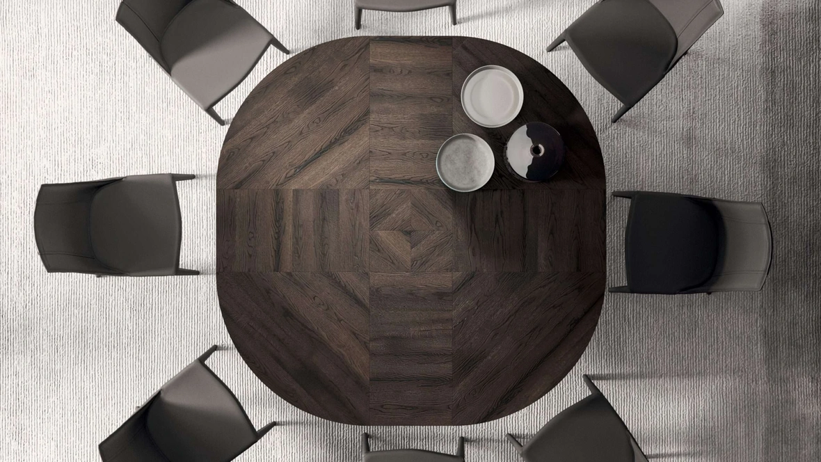 Tavolo rotondo allungabile Big Round di Ozzio