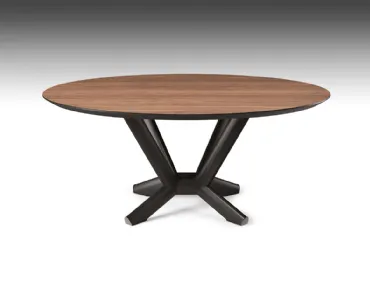 Tavolo rotondo in legno Planer Wood Round di Cattelan Italia