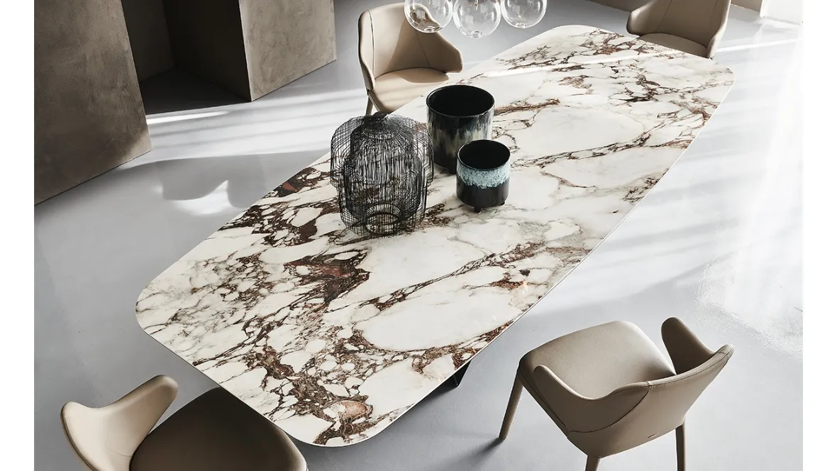 Tavolo in ceramica Skorpio Keramik di Cattelan Italia