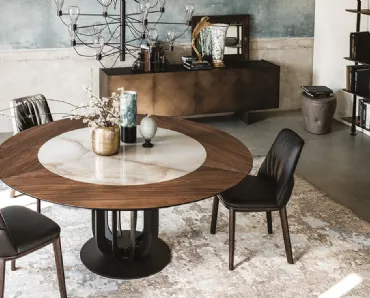Tavolo Soho Ker-Wood in legno e ceramica di Cattelan Italia