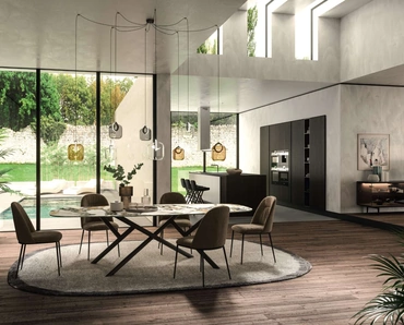 Tavolo fisso Random di Ozzio