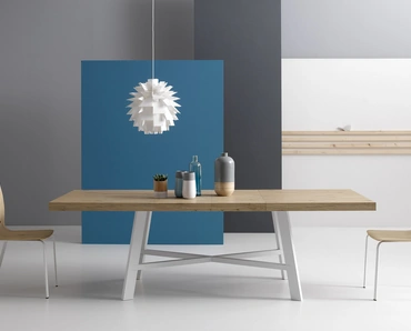 Tavolo Thor Allungabile con piano in laminato effetto legno di Pointhouse