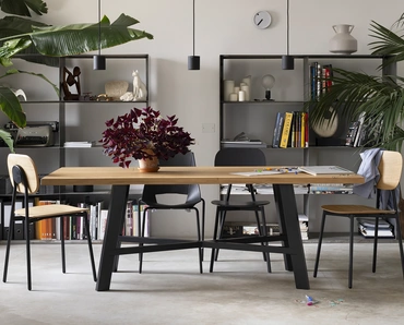 Tavolo Thor Fisso Impiallacciato di Pointhouse