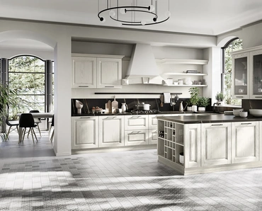 Cucina Classica con penisola Easy Classic 001 di Ar-due