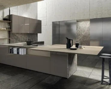 Cucina Design con penisola Sistema 22-2 Ambiente 02 di Alta Cucine