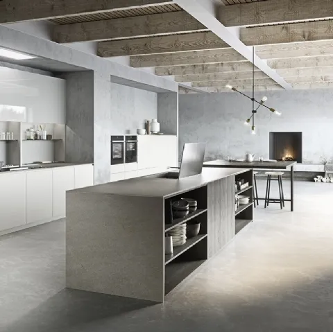 Cucina Design in laccato opaco Sistema 22-2 Ambiente 03 di Alta Cucine