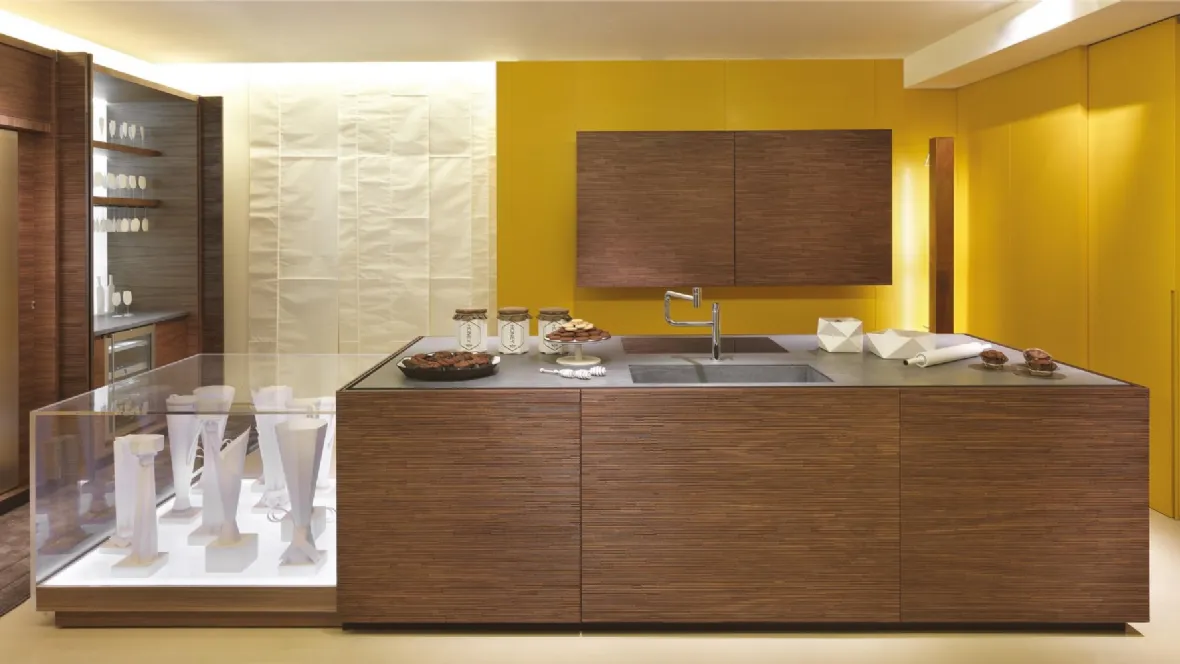 Cucina Design in legno scolpito Bellagio 02 di Laura Meroni