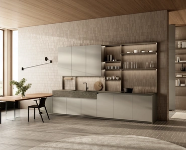 Cucina Design con penisola One 05 di Ernestomeda