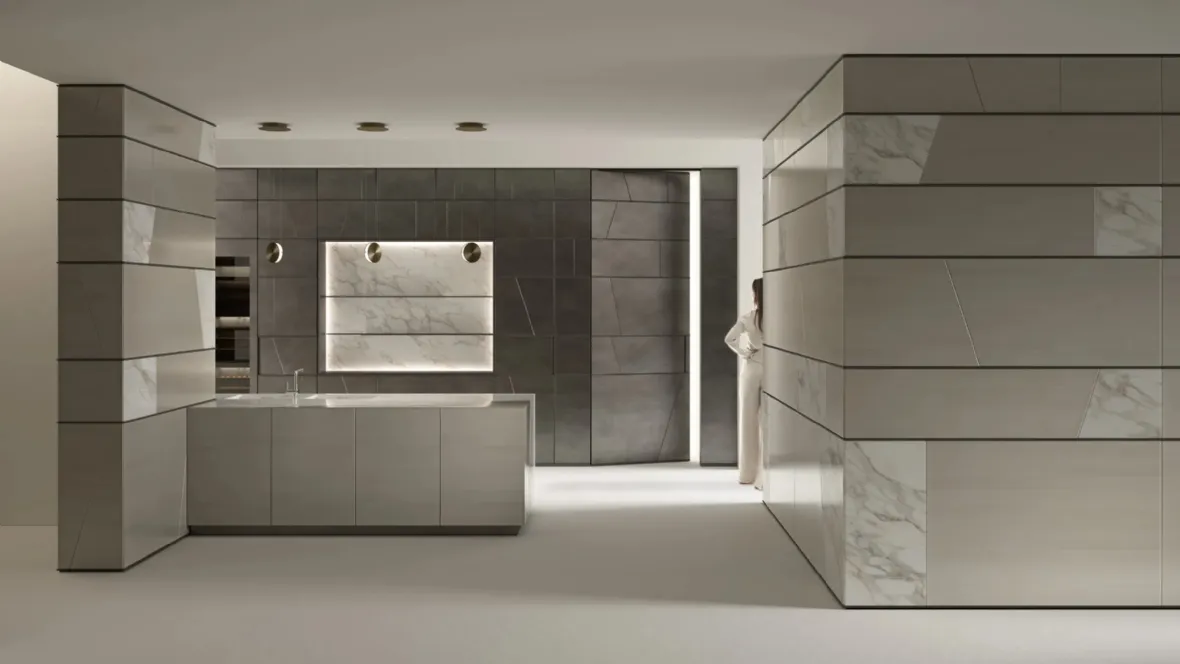 Cucina Design con penisola Progetto Cucina #05 di Laura Meroni